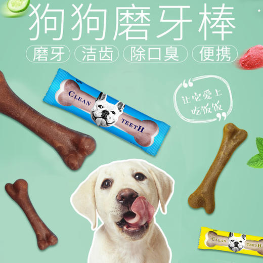 亚禾磨牙棒25g单支装 鸡肉/牛肉味 洁齿骨 狗狗零食 除口臭 商品图8