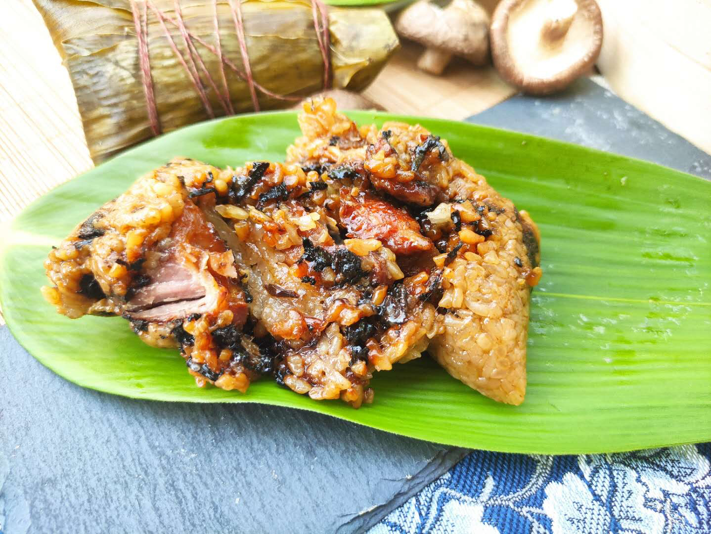 龙游梅干菜肉粽酸菜肉粽5只装软糯有嚼劲农家土猪肉去腻增鲜下单现做