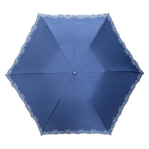 优品堂【夏夜阑珊】超轻黑胶防晒遮阳伞太阳伞防紫外线折叠两用晴雨伞女 商品图5