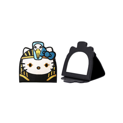 创意化妆镜 大英博物馆X HELLO KITTY联名款三折镜化妆镜可折叠随身便携 商品图4