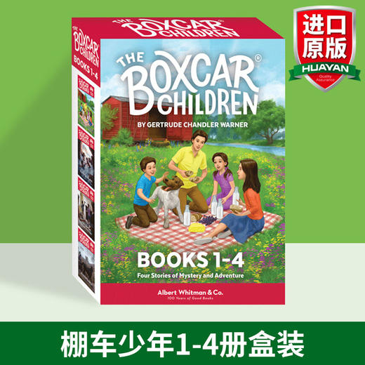 棚车少年英文原版小说1-4册全套 The Boxcar Children Books 美国中小学儿童读物课外阅读英语章节桥梁书籍 商品图1
