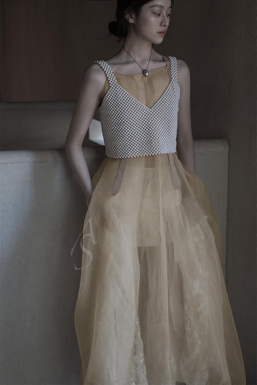 Bevza 珍珠编织胸衣 商品图0