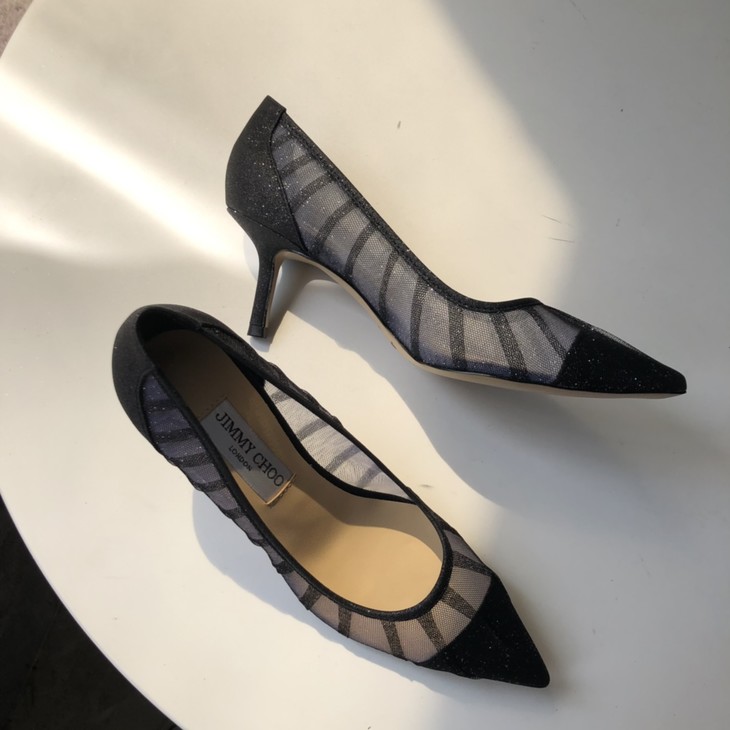 jimmychoo网纱鞋2020新款