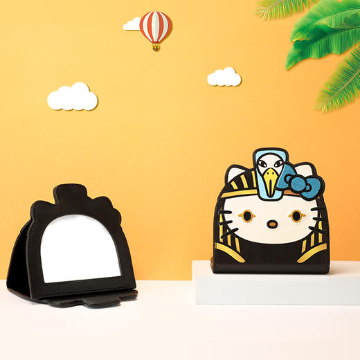 创意化妆镜 大英博物馆X HELLO KITTY联名款三折镜化妆镜可折叠随身便携 商品图2