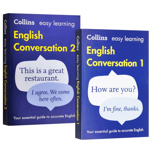 柯林斯轻松学英语口语会话2册 英文原版 Collins Easy Learning English Conversation Book 英文版 进口原版书籍 商品图0
