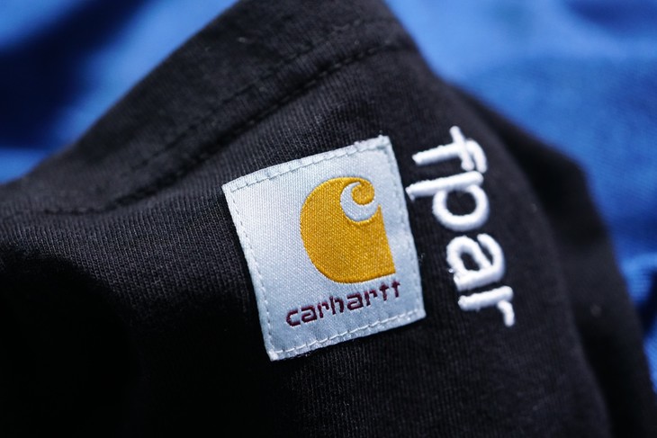 cararttxfpar卡哈特联名款重水洗做旧高端扎软做旧t恤tx573