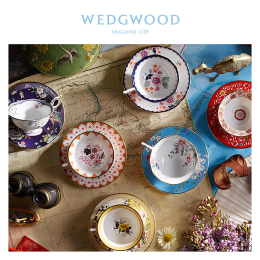 WEDGWOOD玮致活漫游美境杯碟组骨瓷咖啡杯欧式小奢华咖啡杯碟套装 商品图3