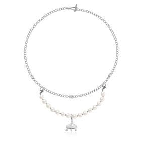 【宫里项链】 太平有象 珍珠银色项链