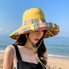 ZY2058-夏季新款渔夫帽大沿遮阳帽户外骑车双面戴沙滩帽子 商品缩略图0