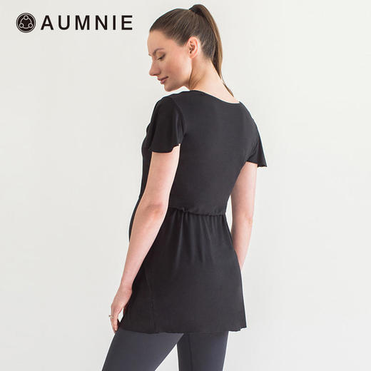 AUMNIE 孕妇V领百合抽绳长款上衣  / Maternity Drawstring Lily Top 商品图3