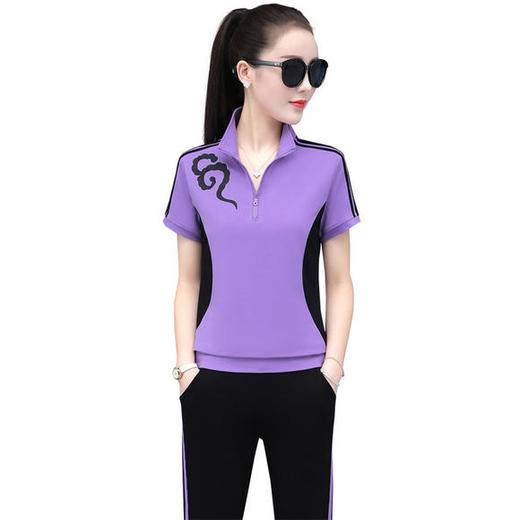 SP1359001新款韩版时尚洋气休闲运动两件套 商品图4