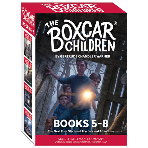 棚车少年5-8册全套 英文原版小说 The Boxcar Children Mysteries Books 英语章节桥梁书 美国经典儿童读物 励志故事书籍 商品图2