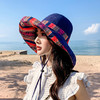ZY2058-夏季新款渔夫帽大沿遮阳帽户外骑车双面戴沙滩帽子 商品缩略图3
