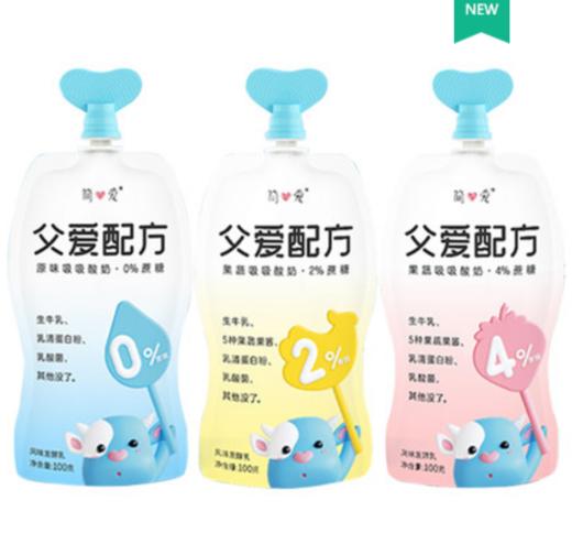 【买3袋送3袋】保质期至12.14，简爱父爱配方酸奶100g*6袋，保质期21天 商品图1