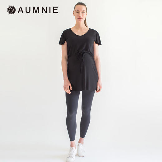 AUMNIE 孕妇V领百合抽绳长款上衣  / Maternity Drawstring Lily Top 商品图2