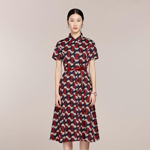 菲姿feizi时光剪影短袖连衣裙0b4f7