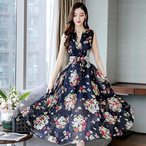 WZNH-MJ1951夏季潮流舒适简约百搭个性连衣裙 商品图2