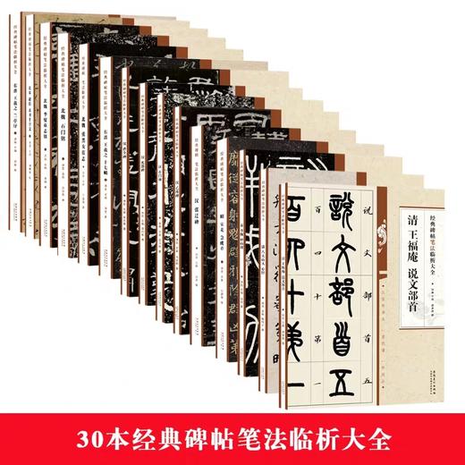 30本经典碑帖笔法临析大全唐小楷灵飞经王福庵书说文部首篆书字帖唐颜真卿多宝塔碑 商品图0