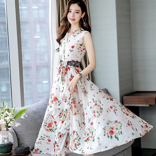 WZNH-MJ1951夏季潮流舒适简约百搭个性连衣裙 商品图3