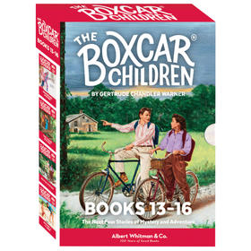 棚车少年13-16册全套 英文原版小说 The Boxcar Children Mysteries 进口英语章节桥梁书 美国经典儿童读物励志书籍