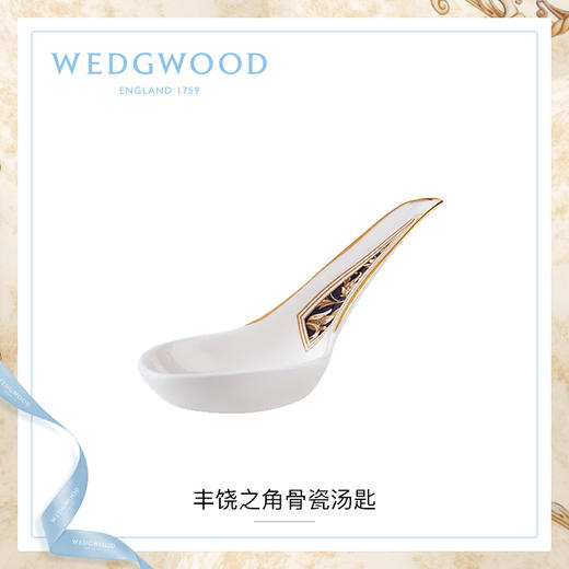 WEDGWOOD玮致活丰饶之角中式汤匙骨瓷欧式家用小瓷勺勺子瓷勺家用 商品图0