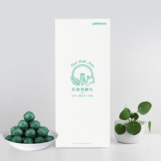 乐伽泡脚丸 艾草红花老姜足浴球 商品图1