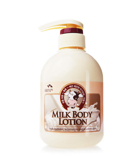 一般贸易韩国所望milkbodylotion牛奶身体乳500ml