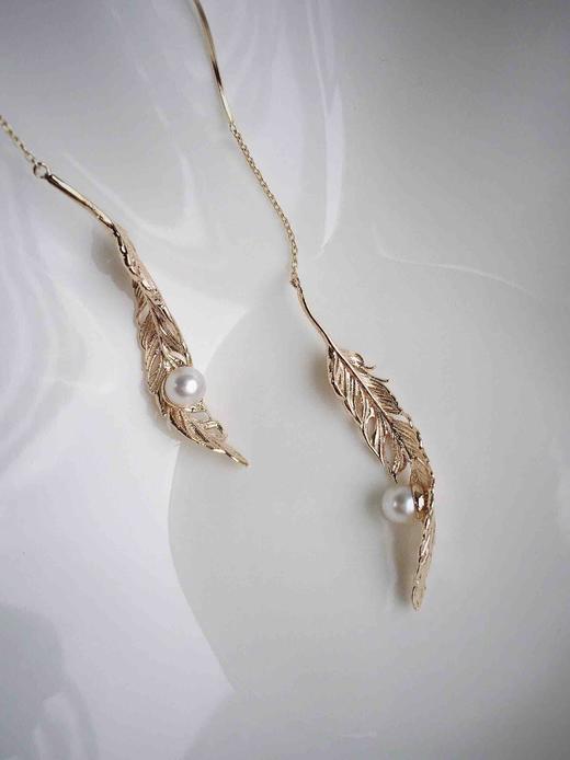 CHIC系列 羽 AKOYA珍珠耳环 商品图3
