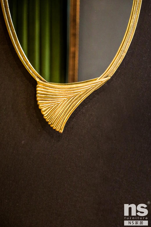 NS家居 nsfurniture进口铜金色装饰镜NSDE-WALL MIRROR67758 商品图2