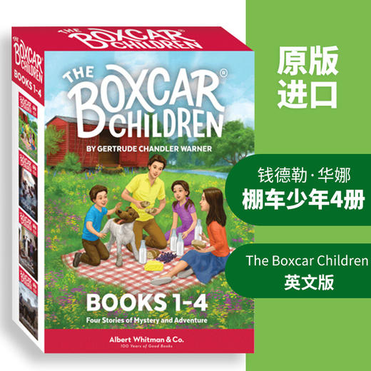 棚车少年英文原版小说1-4册全套 The Boxcar Children Books 美国中小学儿童读物课外阅读英语章节桥梁书籍 商品图2
