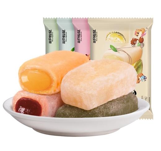 【三只松鼠_和风麻薯150g】休闲零食糕点心小吃干吃美味汤圆 商品图4