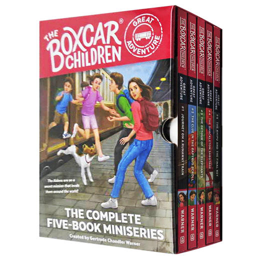 棚车少年伟大冒险系列5册盒装 英文原版 The Boxcar Children Great Adventure 美国经典儿童读物 英语章节桥梁书 商品图0