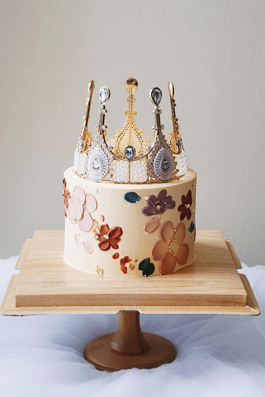 花园油画皇冠蛋糕 商品图1