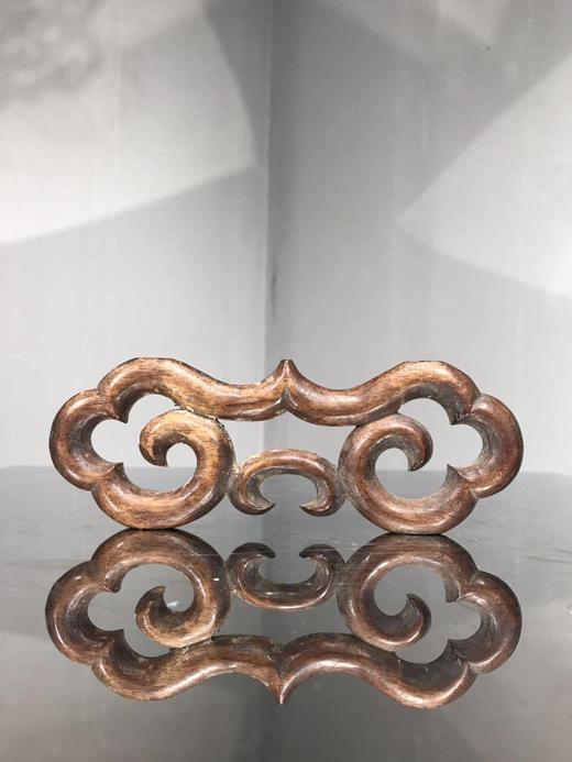 黄花梨镂雕老家具如意云花结， 顺丰包邮 商品图0