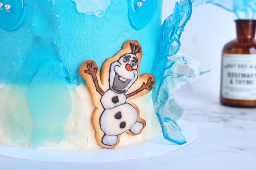 （C002) Couleur Violet 儿童加高款冰雪奇缘加高乳酪霜蛋糕 商品图3