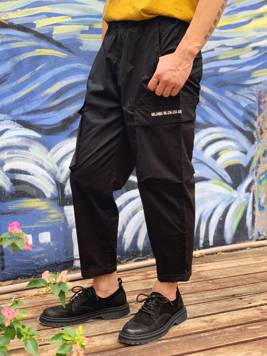 DEC E96923870 时尚梭织休闲工装裤 商品图1