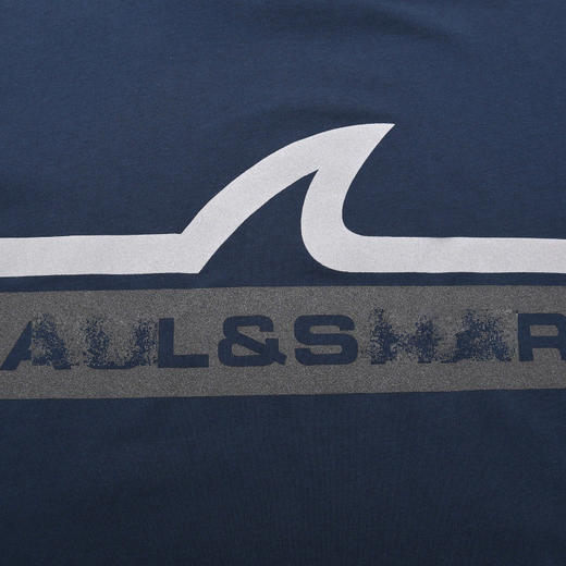 鲨鱼 鱼鳍字母  弹力丝光棉 圆领短袖T恤 特惠 PSS82 商品图8