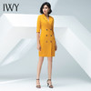 IWY/黄色连衣裙职业女裙端庄求职气质工衣裙子礼仪服工装202002Q1 商品缩略图4