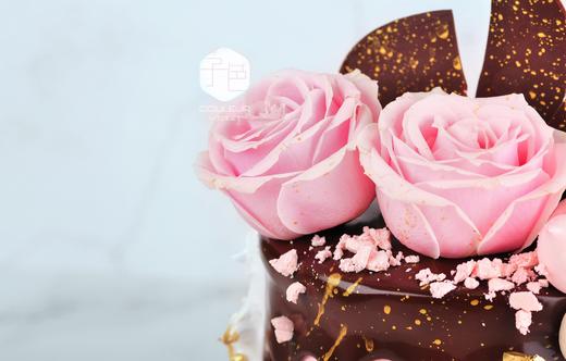 （C013) Couleur Violet 特高款玫粉黑巧淋面蛋糕 商品图3