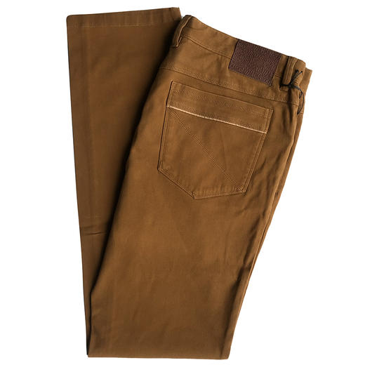 Marco Azzali 暗黄色休闲裤 P3515800 商品图1