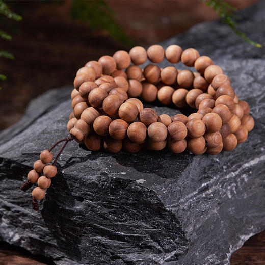 老东加檀香手串珍罕原材30年陈放老料不沉水醇香柔和生清净