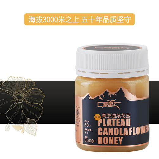 有机高原油菜花蜜250g 商品图1