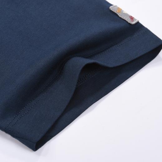 鲨鱼 鱼鳍字母  弹力丝光棉 圆领短袖T恤 特惠 PSS82 商品图10