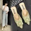 LN967新款韩版气质百搭尖头细跟凉拖鞋 商品缩略图0