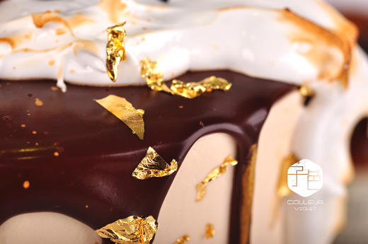 （C016) Couleur Violet 男士特高款酒办黑巧淋面蛋糕 商品图3