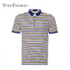 YvesFigarau伊夫·费嘉罗夏季男士简约舒适修身透气商务休闲圆机短袖T恤615814 商品缩略图0