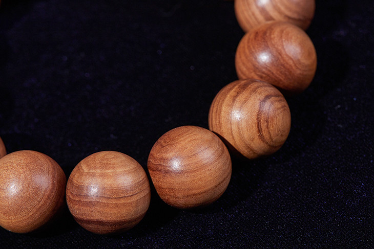 老东加檀香手串 | 珍罕原材,30年陈放老料(不沉水),醇香柔和生清净