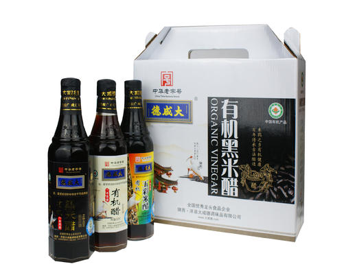 一年陈酿有机黑米醋 450ml/瓶 商品图1