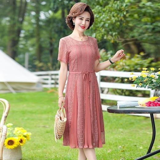 YCE-A945-2003优雅时尚显瘦蕾丝连衣裙 商品图1