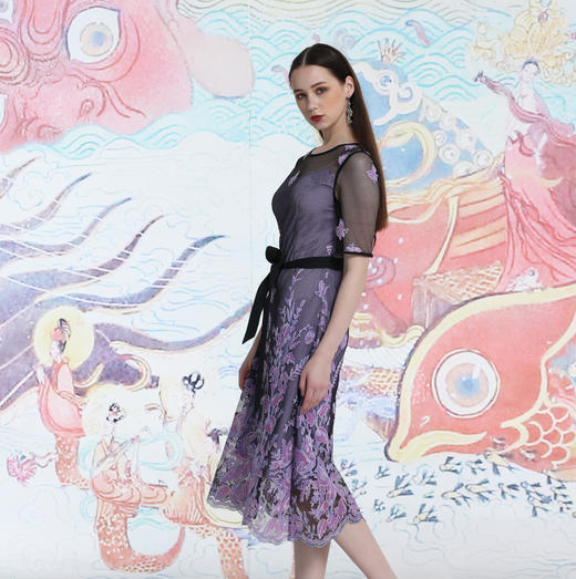 20C-青莲色连衣裙2S5915
--众灵杂沓--《LSF》 商品图4